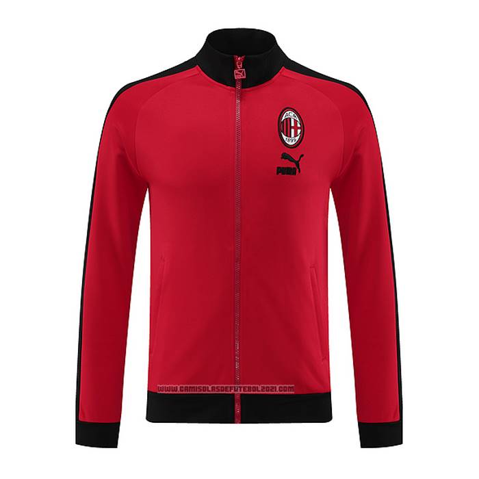 Jaqueta AC Milao 2023-2024 Vermelho